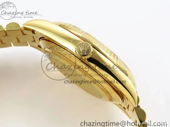 Best AAA Replica Sites Bezel ARF 228238 Crystal Diamonds Bracelet DayDate WrinkleFree 40 YG President VR 1550 on Steel 904L 0123